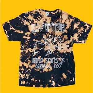 Led Zeppelin acid wash T-shirt